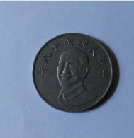 -------1--piece--10--Yuan--1989--Taiwan--Qualite-en-TTB+++++++-----VENDU-EN-L ‘Etat---- - Taiwán