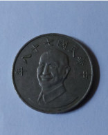 -------1--piece--10--Yuan--1990--Taiwan--Qualite-en-TTB+++++++-----VENDU-EN-L ‘Etat---- - Taiwán