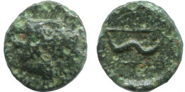 BOW Ancient Authentic GREEK Coin 1g/10mm #SAV1380.11.U.A - Grecques