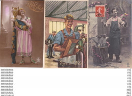 Lot 3 CPSM/gf  METIERS. Industries, Vive La St-Eloi . ...Z879 - Industrie