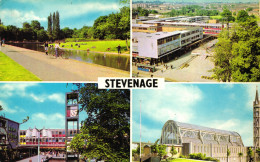 Stevenage, Hertfordshire Multiview. Ornamental Pond, Town Square - Hertfordshire
