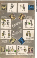 CAR-ABPP3-0228-REPRESENTATION TIMBRES - Langage Du Timbre - Stamps (pictures)