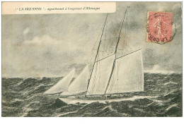 BATEAUX.n°10864."LA SUZANNE" APPARTENANT A L'EMPEREUR D'ALLEMAGNE - Zeilboten