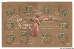 CAR-ADRP20-1098-REPRESENTATION DES TIMBRES - Oracle Des Cachets De La Poste - Stamps (pictures)