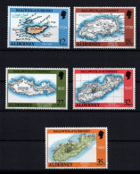 Alderney Michel Nummer 37 - 41 Postfrisch - Alderney