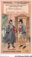 AHHP1-0025 - CHROMOS - PARIS - CHOCOLAT-GUERIN-BOUTRON - Juge Discutant Avec Un Monsieur - 10,5 X 7cm GRAPHOLOGIE - Guérin-Boutron