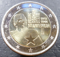 Slovenia - 2 Euro 2011 - 100º Nascita Di Franc Rozman - Stane - KM# 100 - Eslovenia