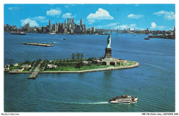 APBP8-0550-ETATS-UNIS - Lower New York Harbor Showing The Statue Of Liberty And New York Skyline In The Background - Statua Della Libertà