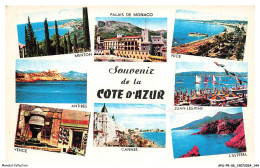 APSP9-0614-06 - Souvenir De La Cote D'Azur - Panoramic Views