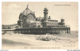 ARFP5-0344-06 - NICE - Jetee-Promenade Par Un Coup De Mer - Transport Maritime - Port