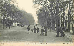 14 - Caen - Le Cours Sadi Carnot - Animée - CPA - Voir Scans Recto-Verso - Caen