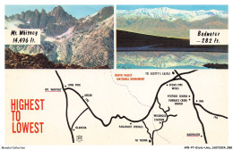 APBP7-0488-ETATS-UNIS - MT WHITNEY 14496 FT - BADWATER 282 FT - Death Valley