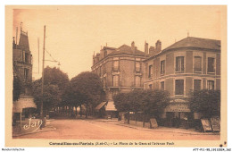 ATTP11-0817-95 - CORMEILLES-EN-PARISIS - La Place De La Gare-et L'avenue Foch - Cormeilles En Parisis