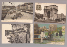 Bouches Du Rhône Marseille Lot De Quatre Cartes - Non Classés