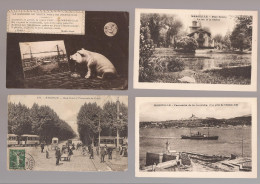 Bouches Du Rhône Marseille Lot De Quatre Cartes - Non Classés