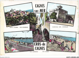 ALWP1-0021-06 - CAGNES-SUR-MER - Vieux Cagnes - Vue Générale - Cros-de-cagnes - Chateau Des Grimaldi - Cagnes-sur-Mer