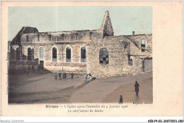 AEBP4-02-0329 - Hirson - L'Eglise Après L'incendie Du 9 Janvier 1906 - Le Coté Latéral De Droite - Hirson