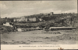 CPA Saloniki Thessaloniki Griechenland, Der Yedi-Koule-Turm, Aufgenommen Von Les Carrieres - Grecia