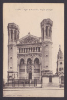 FRANCE, Postcard, Lyon, Church Of Fourvière, Main Facade - Other & Unclassified
