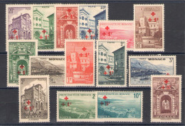 1940 MONACO - Pro Croce Rossa 14 Val, LINGUELLATI - MLH* - Autres & Non Classés