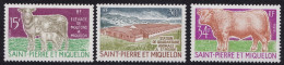 1970 ST. PIERRE ET MIQUELON - Allevamenti N. 407-409 MNH** - Otros & Sin Clasificación