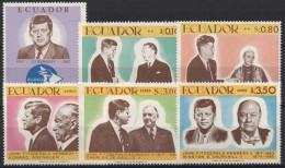 Ecuador 1967 50. Geburtstag John F. Kennedy 1374/1379 Postfrisch - Ecuador