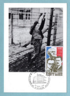 Carte Maximum 1975 - 30e Anniversaire De La Libération Des Camps De Concentration - YT 1853 - 25 Besançon - 1970-1979