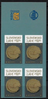 ESLOVAQUIA /SLOVAKIA /SLOVENSKO -EUROPA-CEPT 2025 -"NATIONAL ARCHAEOLOGICAL DISCOVERIES- BLOQUE De 4 V.-Tipo C+HOLOGRAMA - 2025