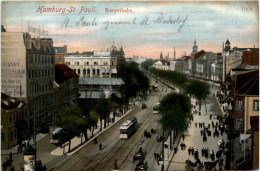 Hamburg, St. Pauli, Reeperbahn - Mitte