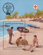 Niger (Rep) Bloc N** Yv:38 Mi:37 75.Anniversaire Du Scoutisme - Altri & Non Classificati