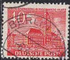 Berlin Poste Obl Yv: 38 Mi:52 Berlin-Schöneberg-Rudolf Wilde-Platz (TB Cachet Rond) - Monuments