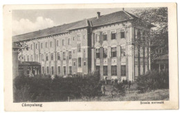 CAMPULUNG SCHOOL, ARCHITECTURE, HISTORICAL BUILDING,  POSTCARD, ROMANIA - Romania