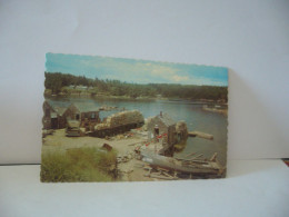 A TYPICAL MAINE FISHING VILLAGE  ETATS UNIS ME MAINE CPSM FORMAT CPA - Altri & Non Classificati