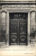CPA Aix En Provence Porte De L'Hotel De St Mare - Aix En Provence