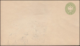 Österreich Umschlag 32 Doppeladler 3 Kreuzer 1865, Wz.1, Ungebraucht, Fleckig - Sonstige & Ohne Zuordnung