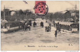 13 MARSEILLE - Le Prado, Vu De La Plage. - Zonder Classificatie