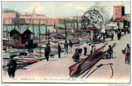 13 MARSEILLE - Le Vieux Port Et Fort Saint Jean - Oude Haven (Vieux Port), Saint Victor, De Panier