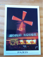 75 - PARIS - Le Moulin Rouge ,la Nuit - Paris By Night
