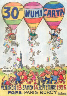 30è NUMICARTA POPB PARIS BERCY 1996 . CP Tirage Limité N° 02479 - Werbepostkarten