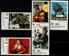 1974 Staatliche Museen Berlin Mi 2001-5 / Sc 1599-1603 / YT 1682-86 Postfrisch / Neuf Sans Charniere / MNH - Ungebraucht