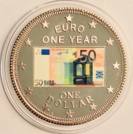 COOK ISLANDS - 1 Dollar 2003, KM# 465, 50 Euro (#9217) - Cook Islands
