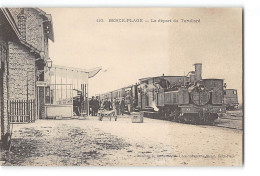 Delcampe - CPA 62 Berck La Gare - Train Tramway - Berck