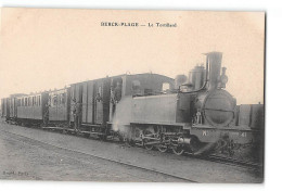 Delcampe - CPA 62 Berck La Gare - Train Tramway - Berck