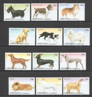 M0731 Grenada Dogs Fauna Pets Domestic Animals Set Mnh Stamps - Dogs