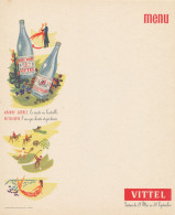 1 Menu Vierge VITTEL  BON ETAT - Menükarten