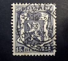 Belgie Belgique - 1935 - OPB/COB N° 421 ( 1 Value Blue ) Klein Staatswapen / Petit Sceau Obl. Bruxelles Brussel 1939 - 1935-1949 Small Seal Of The State