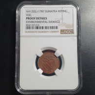 Sumatra Indonesia VEIC Keping 1787 AH 1202 NGC Proof Details - Indonesia
