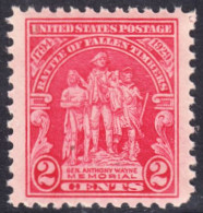 !a! USA Sc# 0680 MNH SINGLE (a1) - Battle Of Fallen Timbers - Ongebruikt