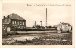 Belgique-België  CP Neuve Blaton - Le Progrès , 5e Ecluse , Le Canal De Pommeroeul à Antoing Péniche Animée - Bernissart