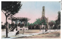 BN-BFP2-0866-ALGERIE - AFFREVILLE - Place Carnot - Le Kiosque Et L'église - Medea